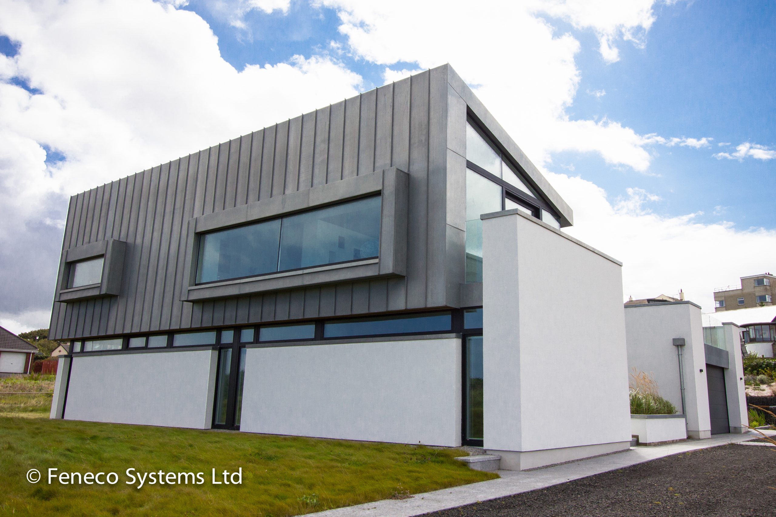 Timber aluminium Internorm windows and doors installed by Feneco Systems in Northern Ireland