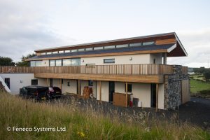 timber aluminium Internorm windows and doors installed by Feneco Systems in Northern Ireland