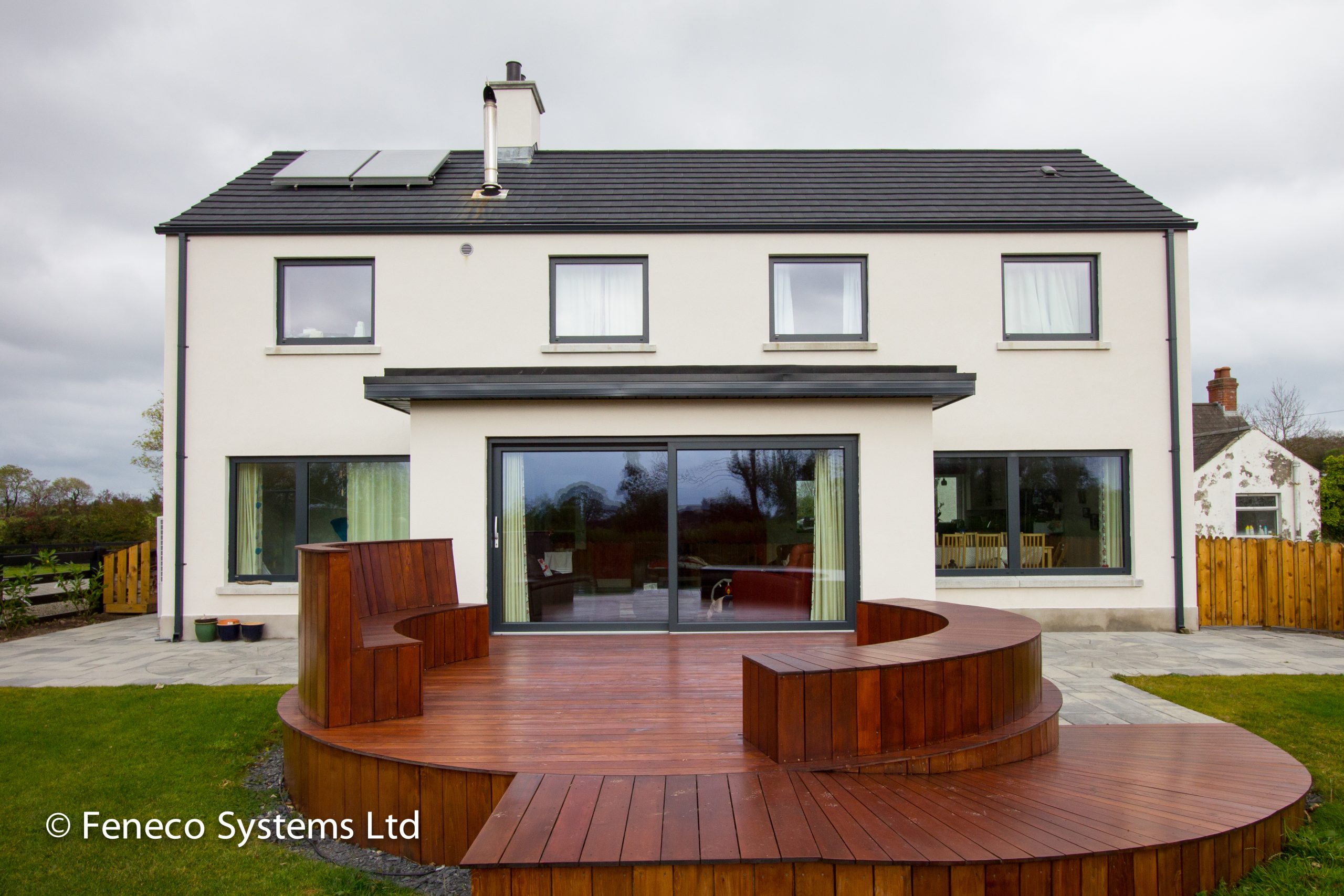 internorm lift and slide door installed by Feneco System in Northern Ireland